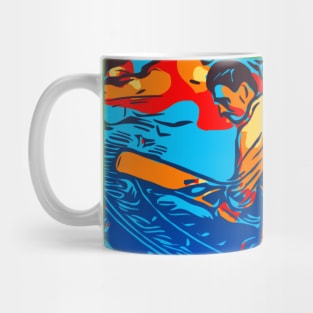 World Cup Cricket Batsman Passion P12 Mug